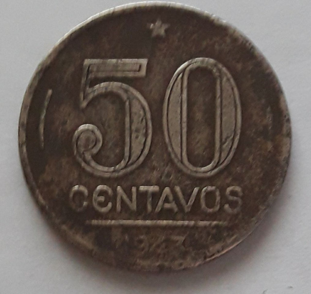 Moeda antiga 50 centavos - Foto 2