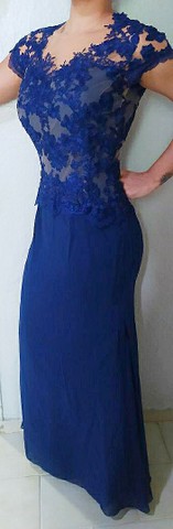 Vestido azul NOVO - Foto 2