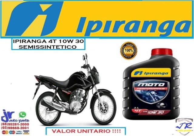 Oleo Ipiranga Moto 4T 10W30 Fan 2014