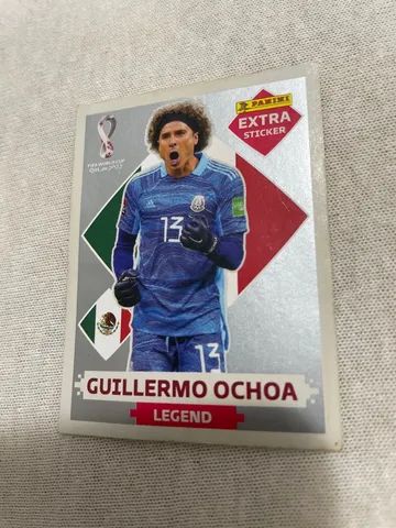 Guillermo Ochoa Ouro Carta Rara Figurinha Copa 2022 Colecionador