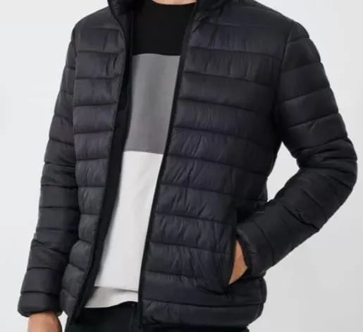 Jaqueta Masculina Com Bolsos Com Zíper Preto G  Como Nova - Foto 4
