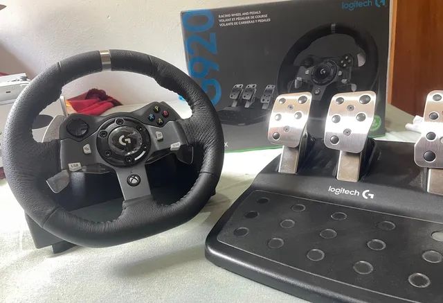 Volante de corrida Logitech G920 Driving Force para Xbox One e PC