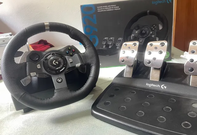 Controle Volante Logitech G920 Driving Force Racing para PC / Xbox