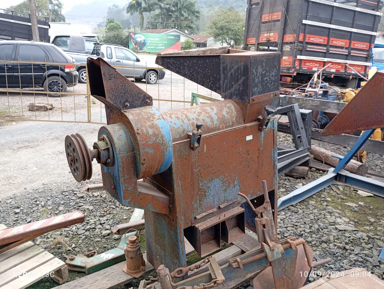 Debulhador de milho para micro trator Tobata / yanmar - Foto 2