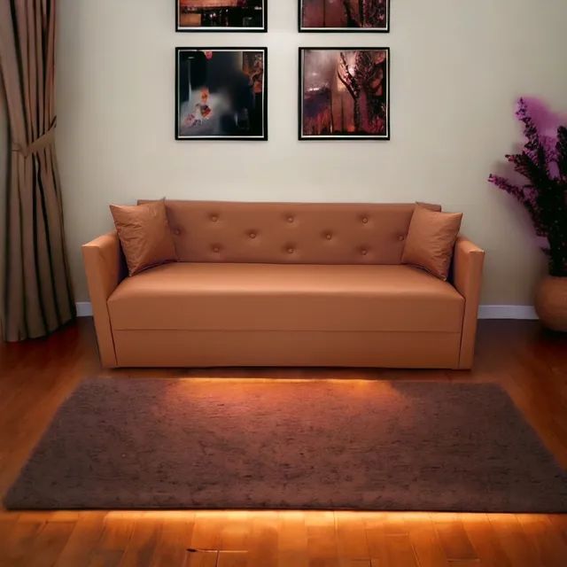 Sofá 3 lug Estilo Retrô ! Seu ambiente decorado, moderno e aconchegante. Várias cores - Foto 3