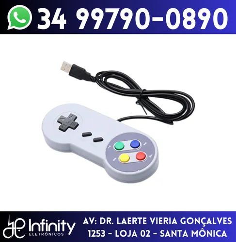 Controle USB Super Nintendo para Computador Notebook