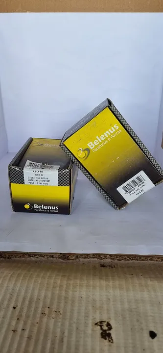 PARAFUSOS 4.8 x 80 INOX BELENUS- 100 peças TEL *