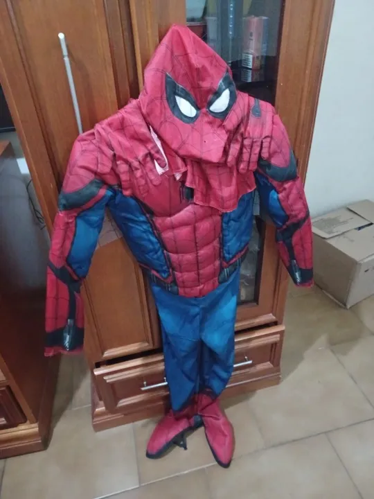 Fantasia INFANTIL Homem Aranha LUXO (9/10anos)