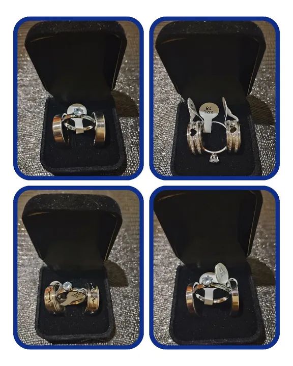 Lindos Trios Alianças Diversos Modelos Disponíveis. - Foto 5