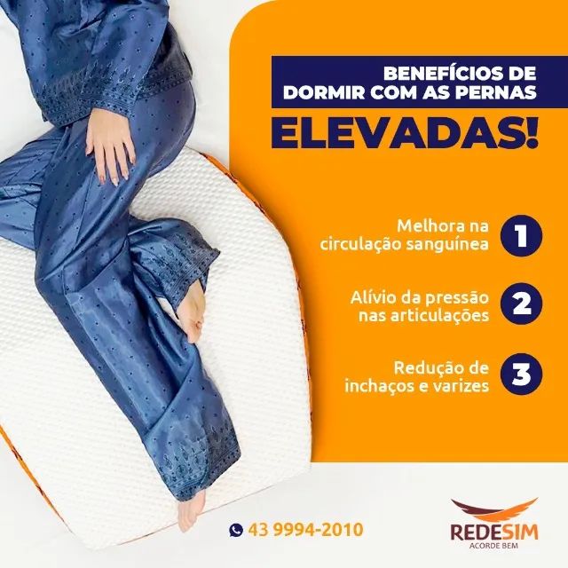 Apoio de Dormir Ortopédico Anatômico Ergonômico RedeSim - Foto 5
