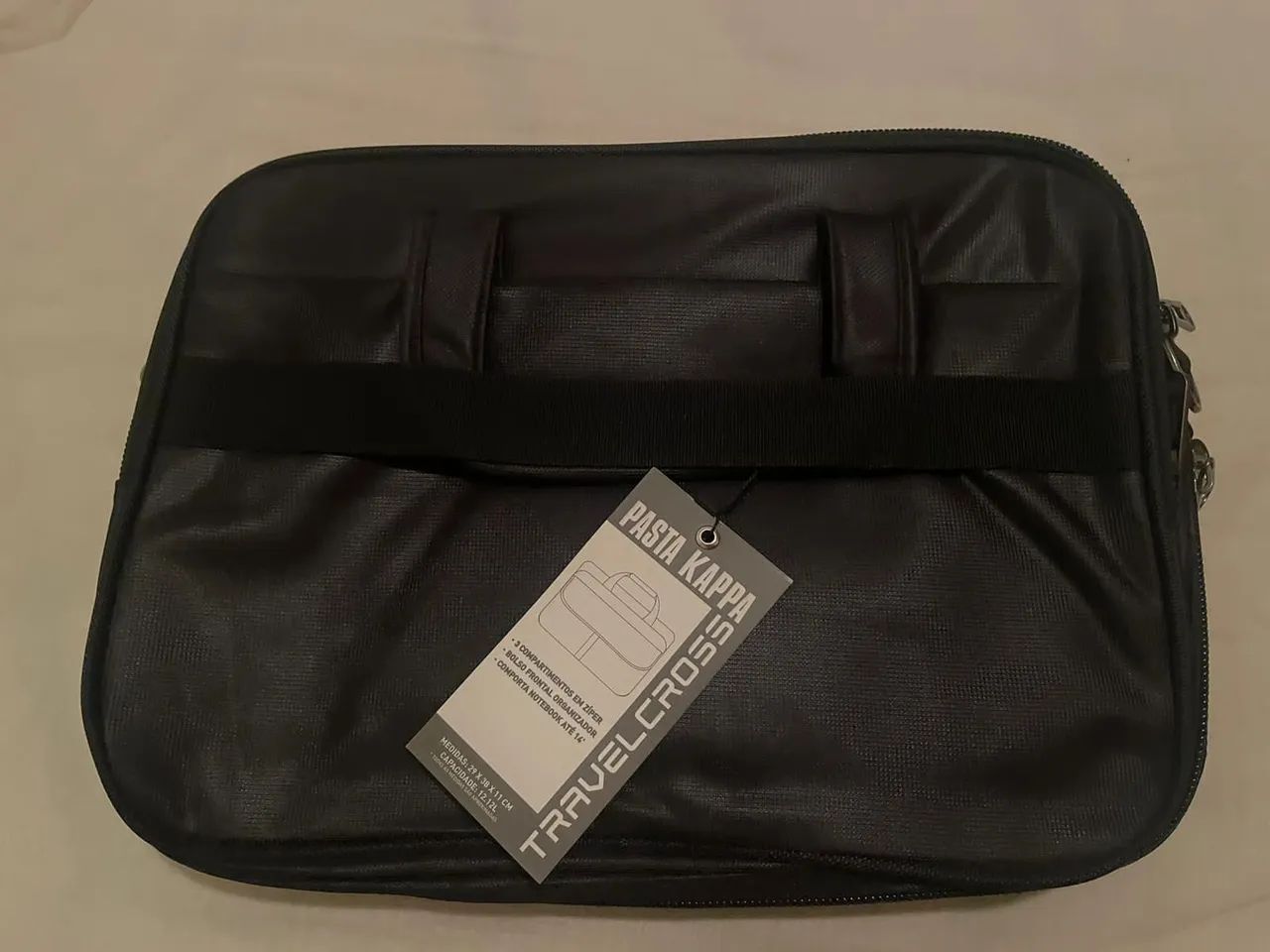 Pasta Executiva Travelcross preta - Foto 4