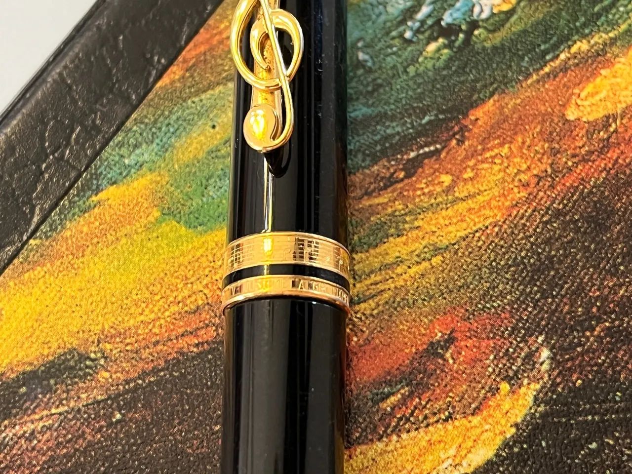 Caneta Montblanc Esferografica Leonard Bernstein Impecável!  - Foto 3