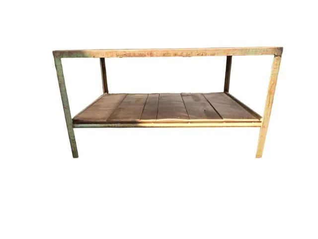 Mesa bancada de aço 1,10 x 1,65 