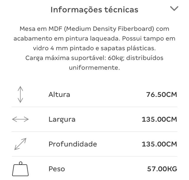 Mesa Tok & Stok Mostruário *** baixou o preço - Foto 2