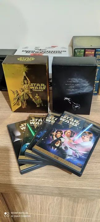 DVD Star Wars Trilogia Clássica (Box Dourado Importado)