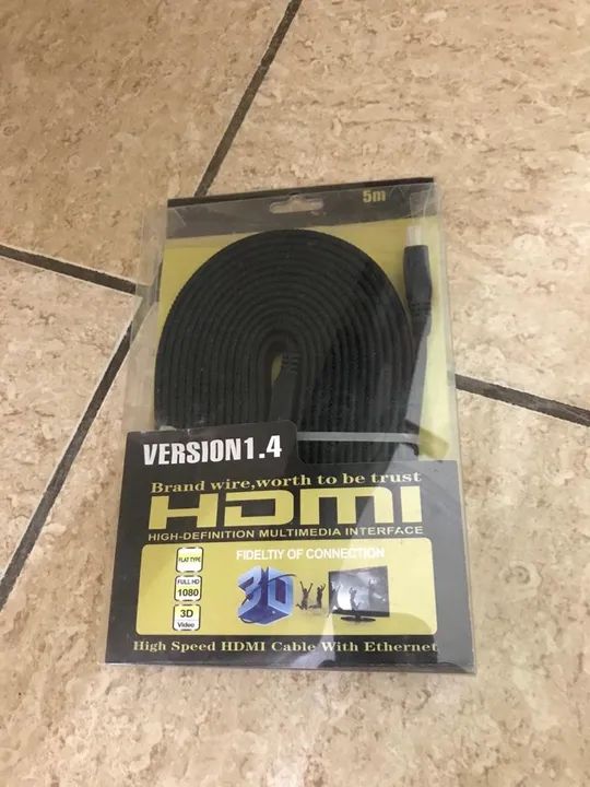 Desapego cabo HDMI com 5 metros  - Foto 4