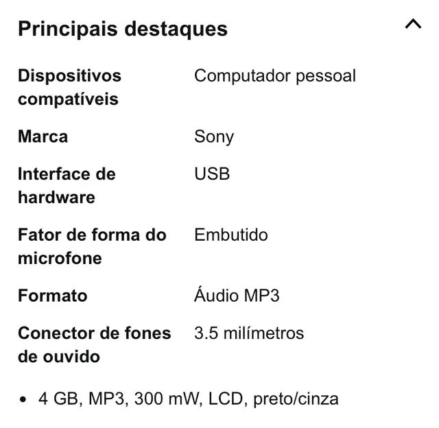 Gravador Sony Px240 - Foto 2