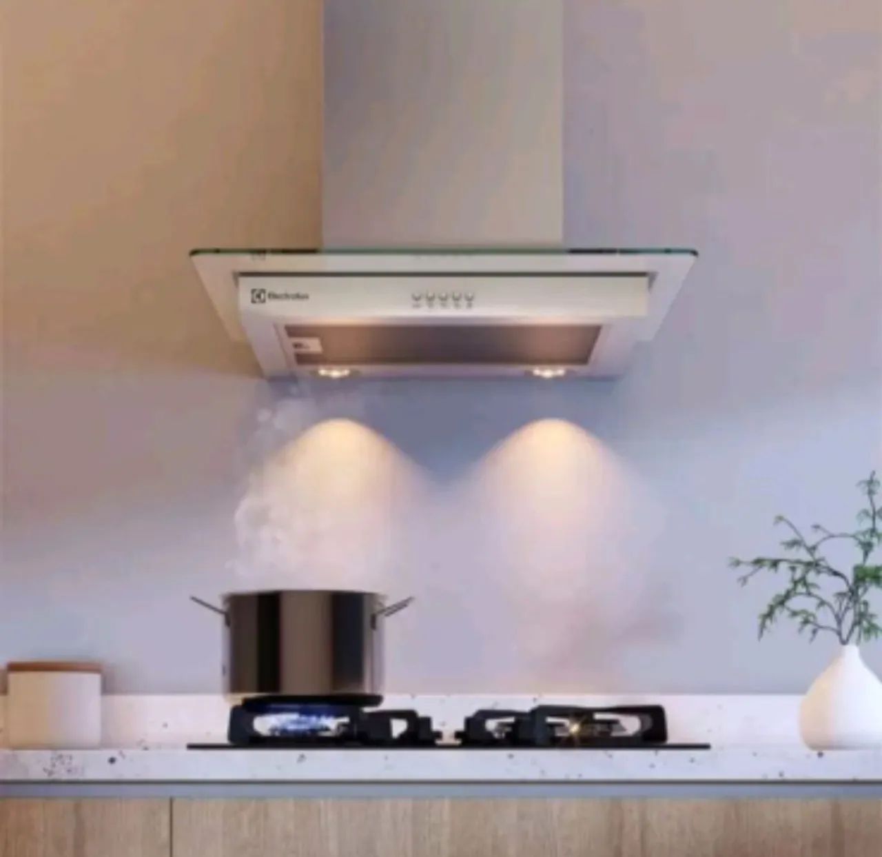 Coifa de parede Electrolux Efficient com luz de led - Foto 3