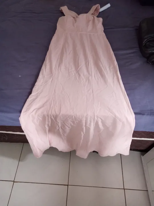 Vestido rosa chá