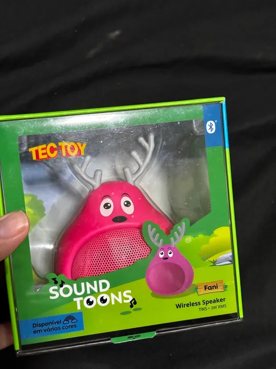 Caixa de Som Bluetooth - Tec Toy Sound Toons Fani