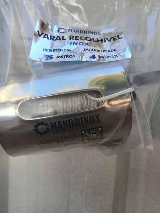 Varal recolhivel inox - Foto 4