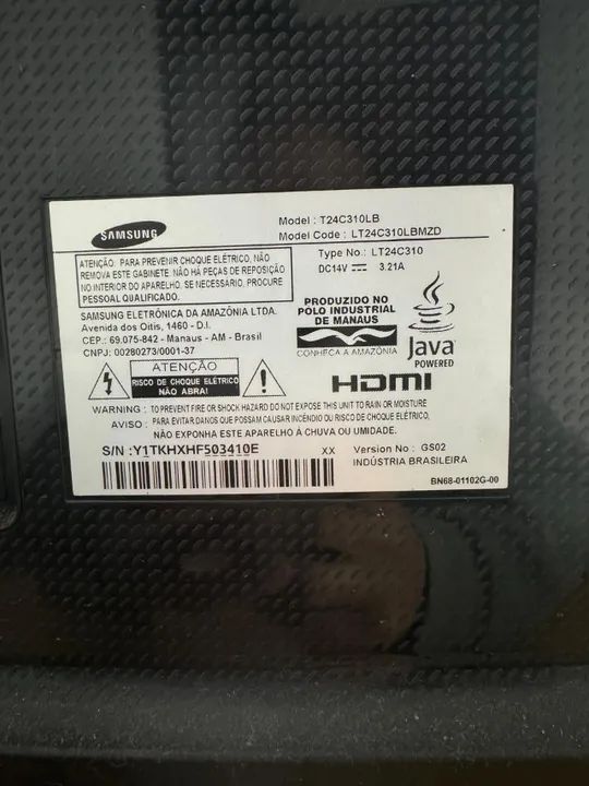 *TV monitor Samsung 24 polegadas - Foto 2