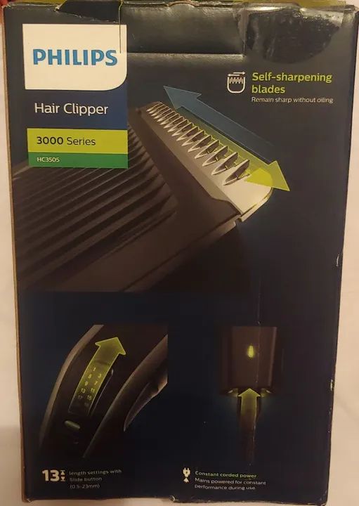 Cortador de cabelo Philips Hair Clipper 3000 series, novo. Ler anúncio. - Foto 5
