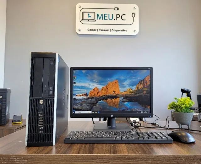 Completo Computador HP | Core i5 | Elitedesk 8300 - 3ª Geração | 120GB SSD | 8GB DDR3