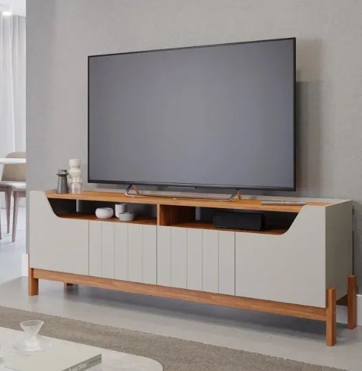 Rack Bancada Moema TV 70" 100% MDF