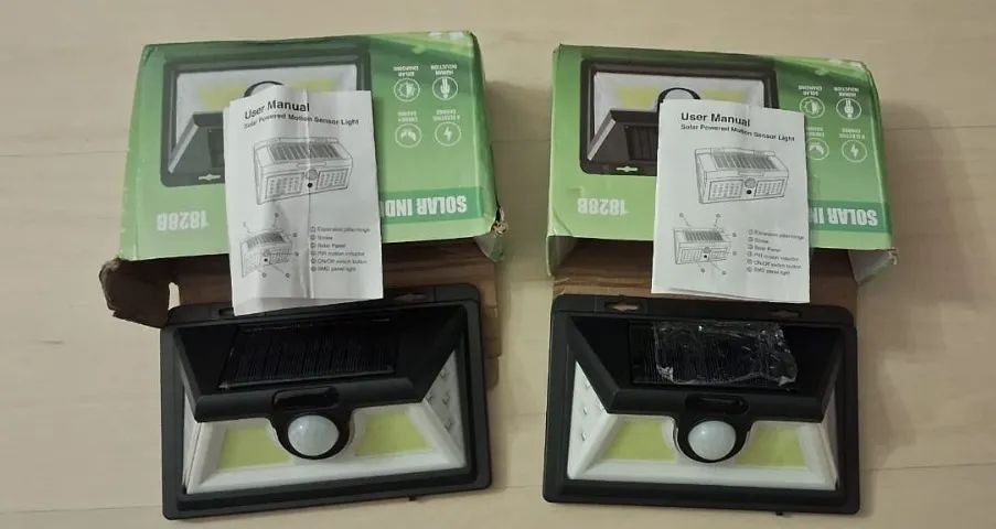 2 sensores "Solar induction lamp 1828A/B"