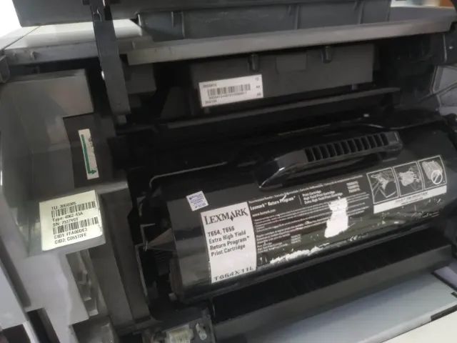 Impressora Laser Lexmark T650 usada para retirada de peças - Foto 4