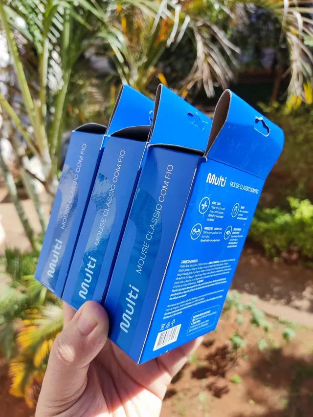 Mouse sem fio recarregável ou com fio temos os 2 - Foto 4