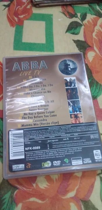 Dvd Abba live Tv em bom estado - Foto 3