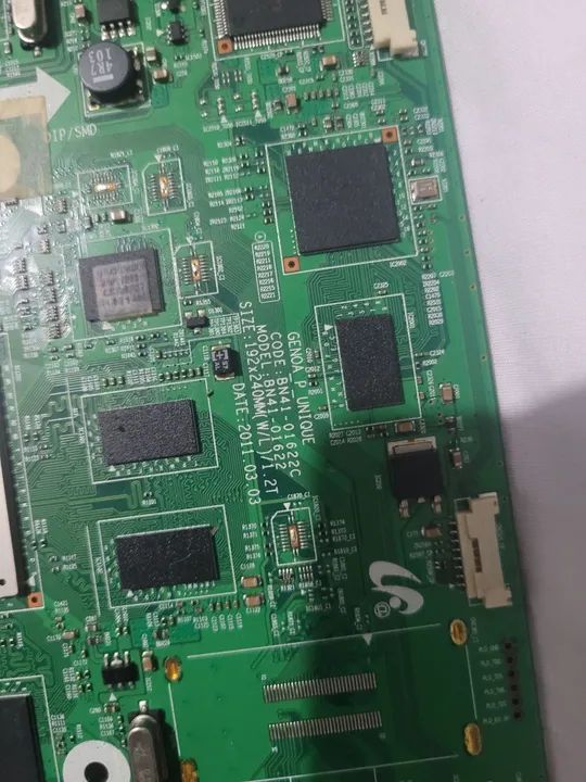 Placa principal TV samsung un55d8000ygxzd bn41-01622c funcionando perfeitamente.  - Foto 2