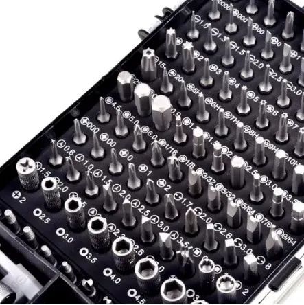 Kit ferramentas 115 Chaves precisão LUATEK LWJ-107 notebook tablet celular  - Foto 4