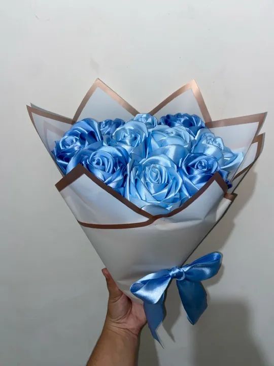 Buquês de rosas de cetim - Foto 5