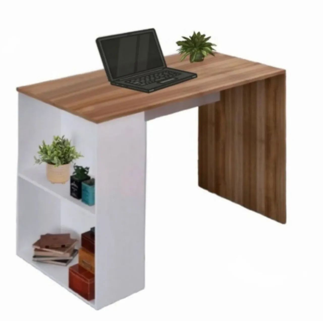 Mesa Escrivaninha com Prateleiras