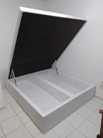Cama-baú solteiro,  madeira maciça, fabricação em todos os tamanhos e várias cores - Foto 2