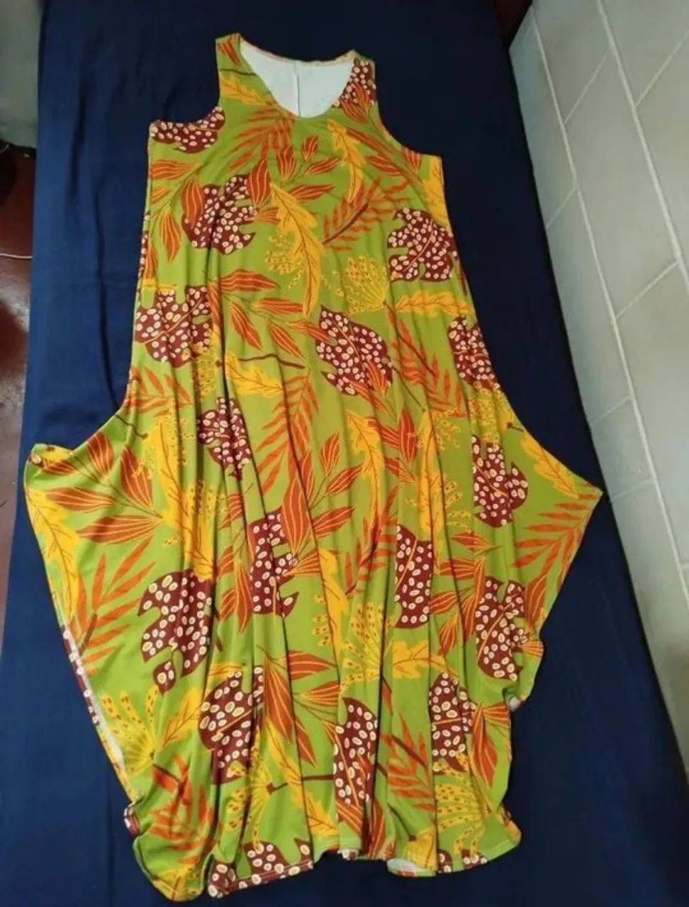 KIT 2 VESTIDOS LONGO PLUS SIZE XG NOVO - Foto 4