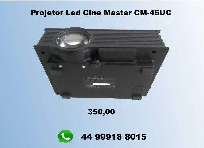 Projetor Cine Master - Ideal para Filmes e Séries a Noite - Foto 2