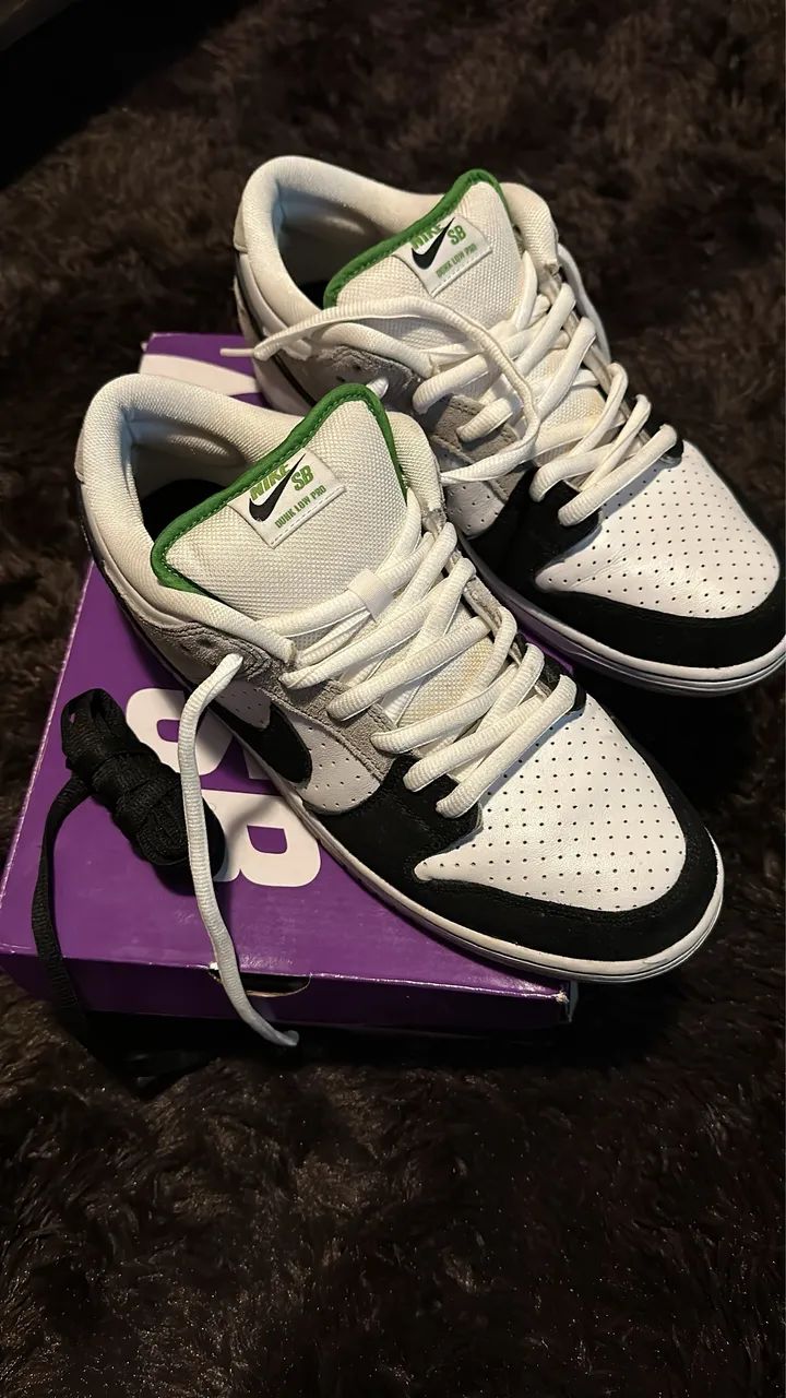 Nike Dunk Low SB Chlorophyll - Foto 4
