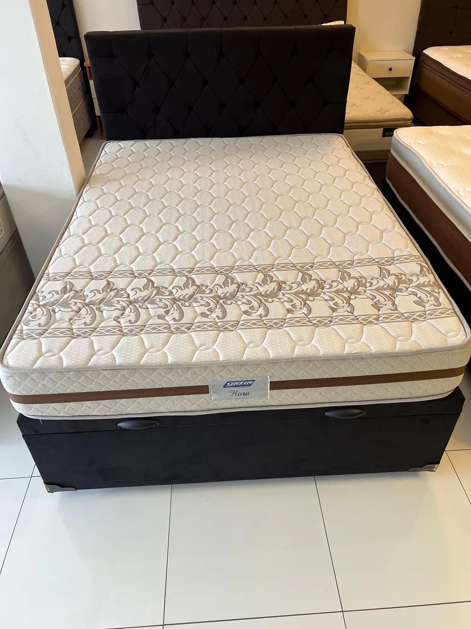Cama Casal BAÚ COM COLCHÃO - ENTREGA GRÁTIS!  - Foto 3