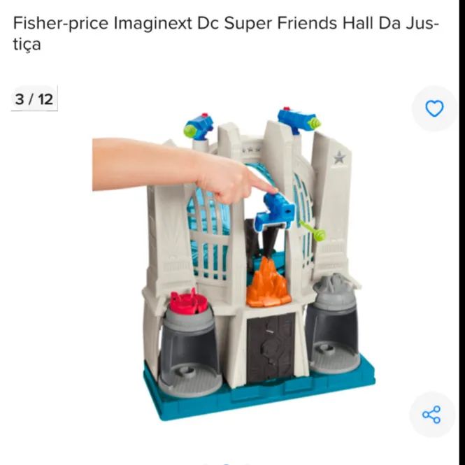 Fisher-Price Imaginext Dc Super Friends Hall Da Justiça - Foto 2