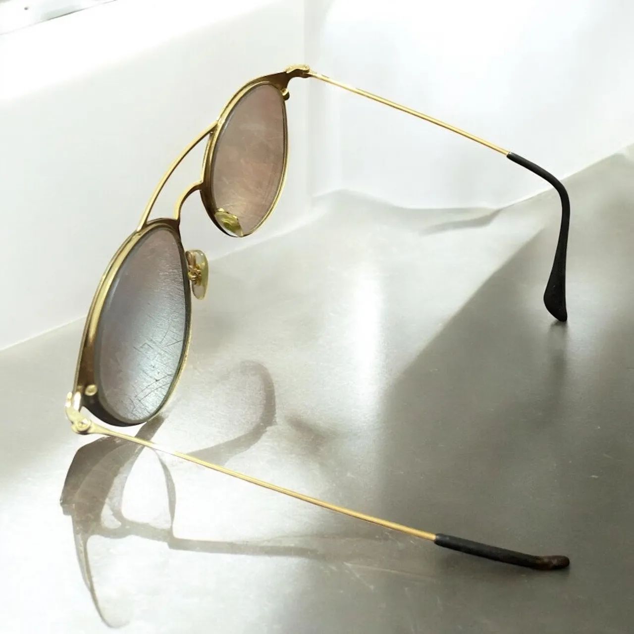 Óculos de Sol Dourados Ray-Ban