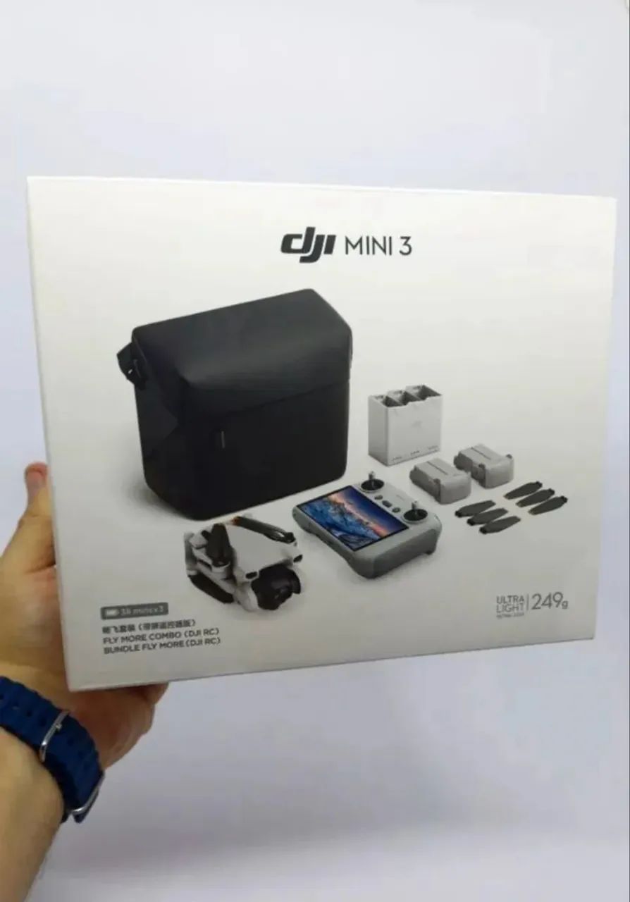 Drone DJI mini 3 full completo imagens reais