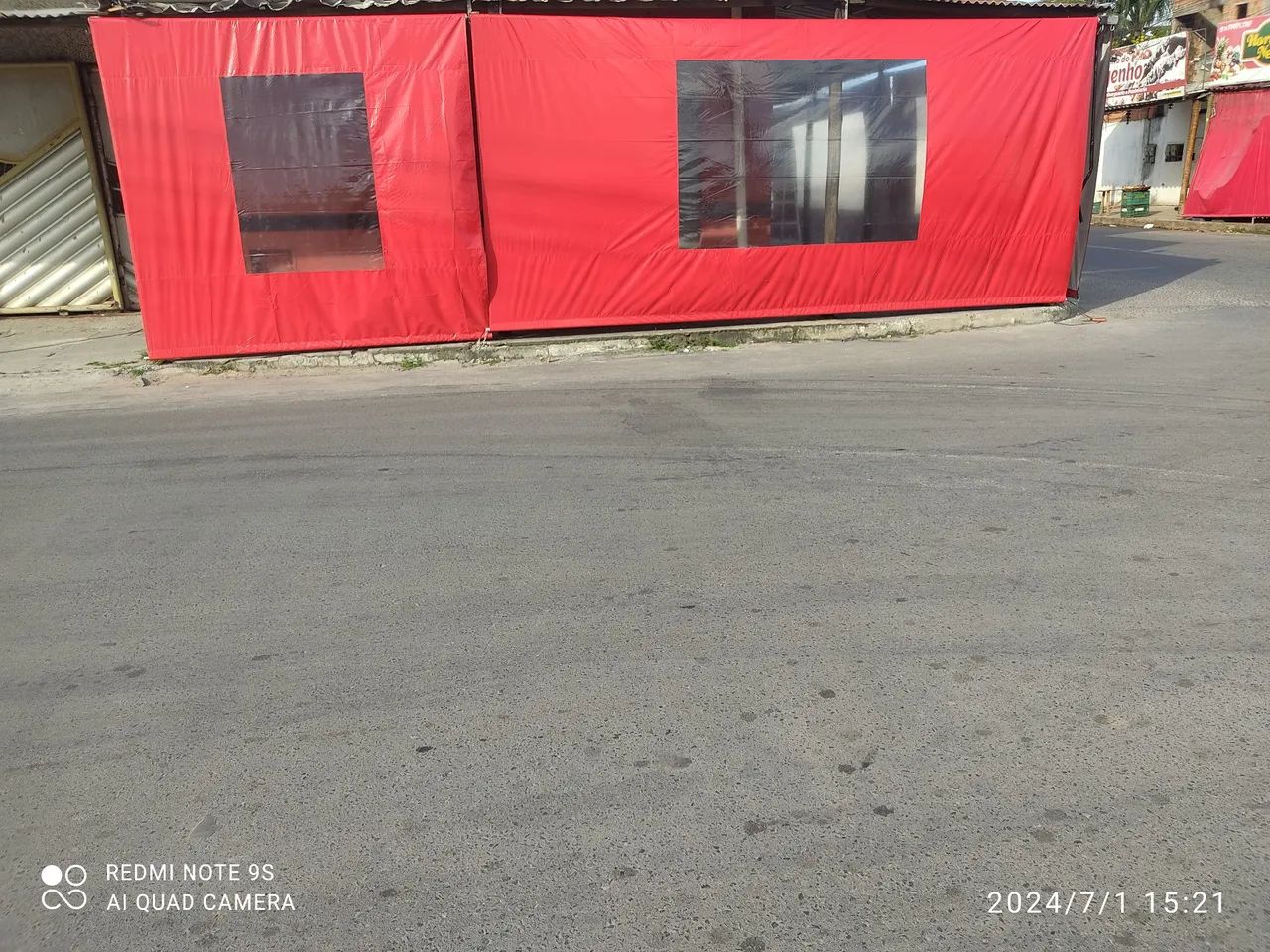 Andaime cortinas retrátil lonas em geral  - Foto 6