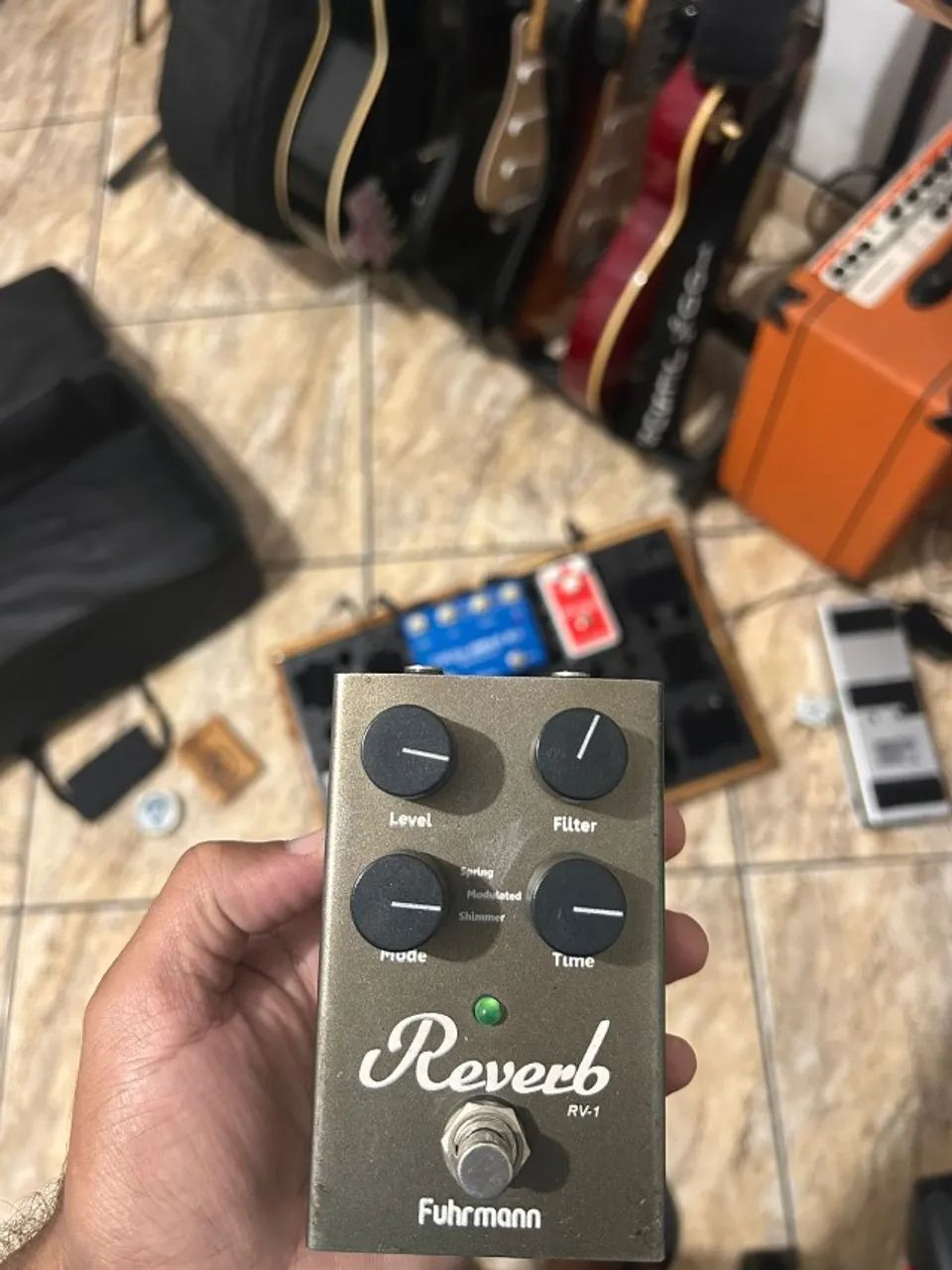Pedal Para Guitarra Fuhrmann Rv-01 Reverb Usado (Usado) - Foto 2