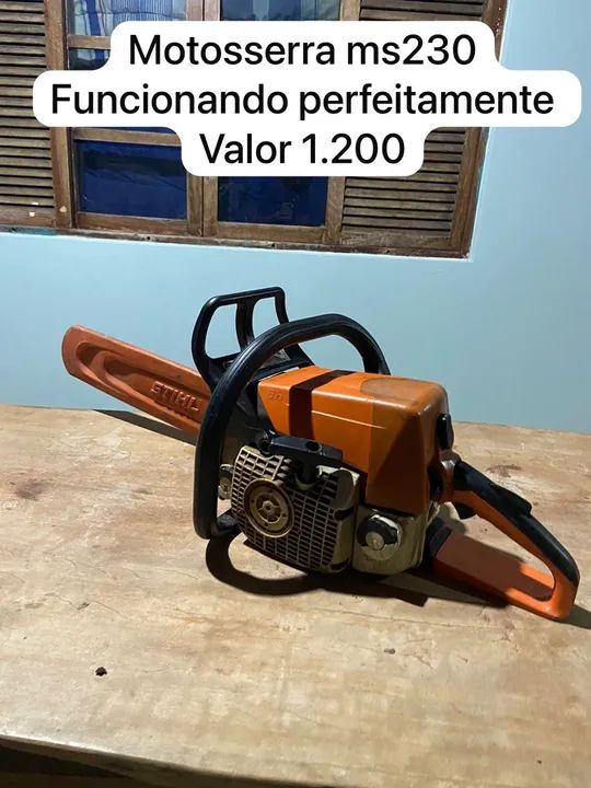 Motosserra Stihl MS230 - Funcionando Perfeitamente