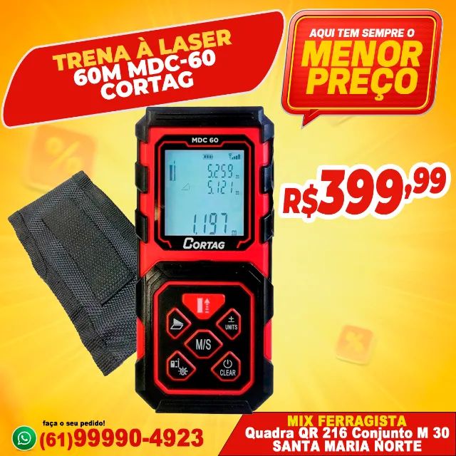 Trena à Laser 60M MDC-60 Cortag