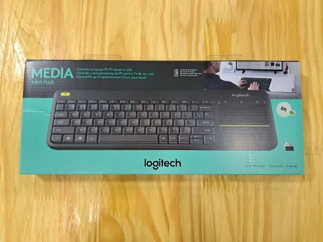 Teclado Logitech K400 Plus com Touchpad | Sem Fio | R$ 120
